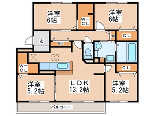 エディーハウスⅡの物件間取画像